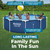 Bestway Steel Pro 12 feet x 30 inches Round Above Ground 1,710 Gallon Pool Set with DuraPlus Liner