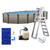 15'x 30' Oval Above Ground Swimming Pool - Epic Package - Featuring: Sand Filter, Pump System and A-Frame Ladder