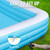 Large Inflatable Pool 180" x 76" x 22" Oversized Swimming Pool for Kids and Adult, Family Blow Up Pool with Air Pump