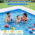 Extra Large Inflatable Pool 180" x 76" x 22" with Air Pump Included – 1303 Gallon Blow Up Pool for Adults Family