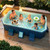 Non-Inflatable Kids' and Adults' Swimming Pool Hard Plastic Shell Dog Pool for Family Backyard Garden Outdoor Indoor, 113" L x 66" W x 20" H