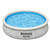 Bestway Fast Set 12' x 30" Round Inflatable Above Ground Swimming Pool Set, Stacked Stone Exterior Outdoor