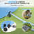 120'' Foldable Dog Pool, Kiddie Pool, Heavy Duty Non-Slip Plastic Pet Wading Pool for Large Dogs, Indoor and Outdoor