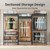 VIPEK V10 Garment Rack Large Size Heavy Duty Clothes Rack with Hanging Rods, Adjustable Shelves & 2 Slid Storage Baskets