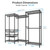 VIPEK V10 Garment Rack Large Size Heavy Duty Clothes Rack with Hanging Rods, Adjustable Shelves & 2 Slid Storage Baskets