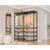 VIPEK S2 Clothes Rack with 8-Tier Shoe Rack, Metal Closet Organizer, Black | Freestanding Clothing Rack with 2 Hanging Rods