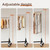 HOKEEPER Clothes Rack Z Rack Clothing Rack Commercial Garment Rack with Lockable Wheels Height Adjustable Coat Rack Heavy Duty Clothes Rack for Bedroom