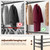 Raybee Clothes Rack, Extra Large Clothing Rack with Cover, Heavy Duty Portable Closets for Hanging Clothes, Freestanding
