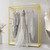 Weeding Dress Retail Clothes Rack,Freestanding Rack, Shoes Bags Clothes Organizer Garment Rack (59" L)