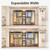 VIPEK X5 Extra Large Expandable Clothes Rack Adjustable from 7'8" to 10'5", Reach-in Closet Metal Clothing Racks
