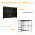 H41C Heavy Duty Garment Rack, Adjustable Shelves and Rods, Max Load 1150 Lbs, Black Portable Closet Rack with Black Cover