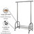 WENKO Clothing Rack, Rolling Clothes Rack with Bottom Shelf, Hanging Clothes Garment Rack with Wheels