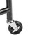 WENKO Clothing Rack, Rolling Clothes Rack with Bottom Shelf, Hanging Clothes Garment Rack with Wheels