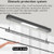 Ceiling Clothes Dryer Aluminium and Steel Electric Clothes Dryer with Remote Control,White, Clothes Rail Racks Intelligent Electric