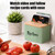 Metal Premium Recipe Box with Bamboo Grooved Lid