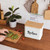 Metal Premium Recipe Box with Bamboo Grooved Lid