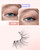 Natural Look Clear Band 3/4 Lashes Half-01