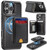 Usroom  for iPhone 16 Pro Max Wallet Case Compatible with Magsafe