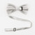 Pre-Tied Bowtie Adjustable Black Mens Tie for Shirts Vests Tuxedos Suits