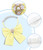 Bow Ties for Women Solid Color BowTies