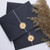 3D Bow Wax Seal Stickers - 50 Pcs Elegant Self-Adhesive Metallic Light Gold Seals