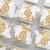 3D Bow Wax Seal Stickers - 50 Pcs Elegant Self-Adhesive Metallic Light Gold Seals