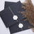 UNIQOOO 3D Bow Wax Seal Stickers - 50 Pcs Elegant Self-Adhesive Snow White Seals