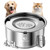 Dog Water Bowl No Spill, 4.5L/1.2Gal Large Capacity Stainless Steel