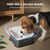 No Spill Water Bowl for Dog 2L/68oz Splash Proof Slow Drinking Dog Bowls