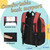 Goloni Bowling Backpack,Single Ball Bowling Bag with Shoe Compartment