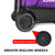 Goloni 3 Ball Bowling Bags with Wheels - Rolling Bowling Bag for 3 Balls & Accessories