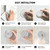 MOTAIPEAK Suction Cup Hooks for Shower