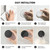 MOTAIPEAK Suction Cup Hooks for Shower