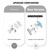 MOTAIPEAK Suction Cup Hooks for Shower