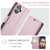 Tenifly for iPhone 16 Case Wallet with RFID Blocking Card Holder