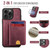 Usroom for iPhone 15 Pro Max Wallet Case Compatible with Magsafe