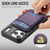 Usroom for iPhone 17 Pro Case Wallet Compatible with Magsafe, Strong Magnet Slim Magnetic Wallet RFID Blocking Card Holder Stick on Phones and Cases, Purple
