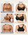 Front Closure Minimizer Wireless Bra Plus Size Posture Comfy Bras