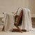 PHF 100% Cotton Waffle Throw Blanket for Couch