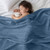 PHF 100% Cotton Waffle Throw Blanket for Couch