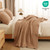 PHF 100% Cotton Waffle Throw Blanket for Couch