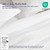 PHF Cotton Muslin Comforter Set Twin – 100% Cotton Cover, Ultra Soft & Breathable, 2PCS Lightweight All-Season Bedding with Polyester Fill, 1 Comforter 68"x90" & 1 Pillow Sham 20"x26", White