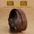 leather Kids Cowboy Belt for Boy with Removable Buckle Western Belts for Jeans Party