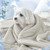 PHF Cooling Comforter King Size Rayon from Bamboo, 60"x80", Grey