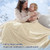 PHF Cooling Comforter King Size Rayon from Bamboo, 60"x80", Sand