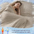 PHF Cooling Comforter King Size Rayon from Bamboo, 60"x80", Taupe