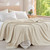 PHF Cooling Waffle Blanket Twin Size for College Dorm