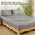 PHF 100% Rayon Derived from Bamboo Fitted Sheet Twin Size