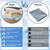 PHF Reversible Double Cooling Blanket King Size