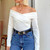 Ladies Leather Waist Belt with Gold Buckle